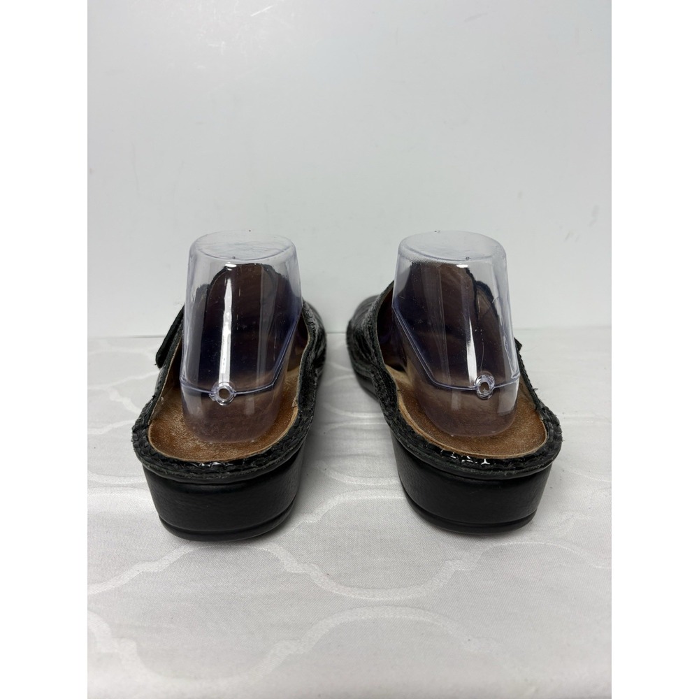 Finn Comfort Santa Fe Shoes Women Eu 41 - US Size 10 Black Leather Comfort Clogs - Picture 4 of 11